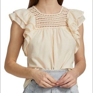 Magali Pascal Anthropologie Lottie top. Gorgeous Completely lined.  XS and Small